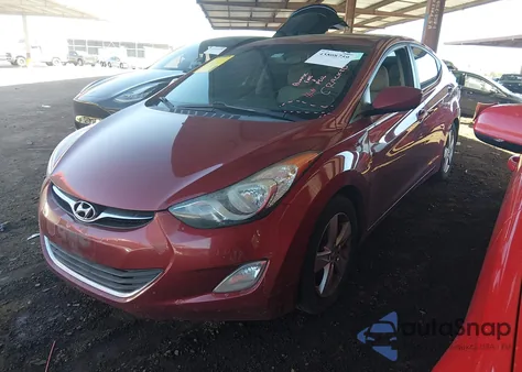 2013 Hyundai Elantra Gls из США, поврежденный, VIN 5NPDH4AE3DH448009